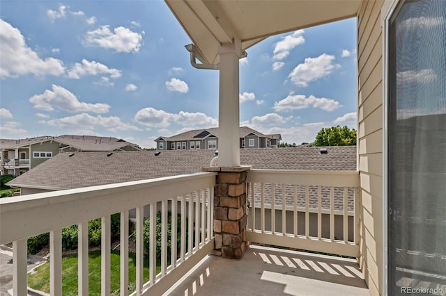 9387 Ashbury Cir Unit 203, Parker, CO 80134 - balcony featuring a residential view