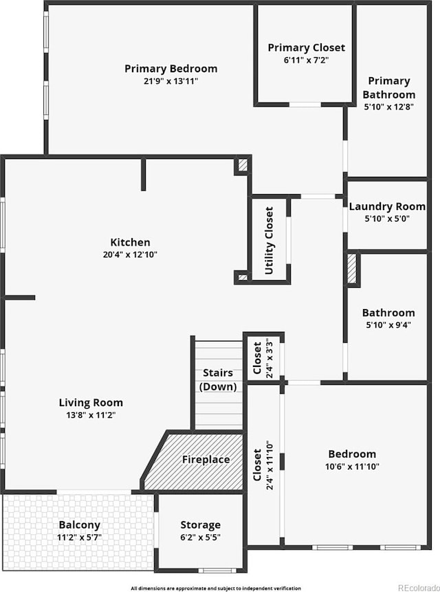 9387 Ashbury Cir Unit 203, Parker, CO 80134 - view of home floor plan