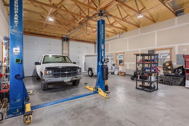 110 Evans Ave, Poncha Springs, CO 81242 - garage with electric panel