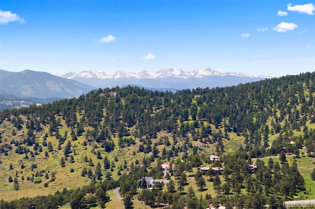 1555 Genesee Ridge Rd, Golden, CO 80401 - view of mountain backdrop featuring a forest