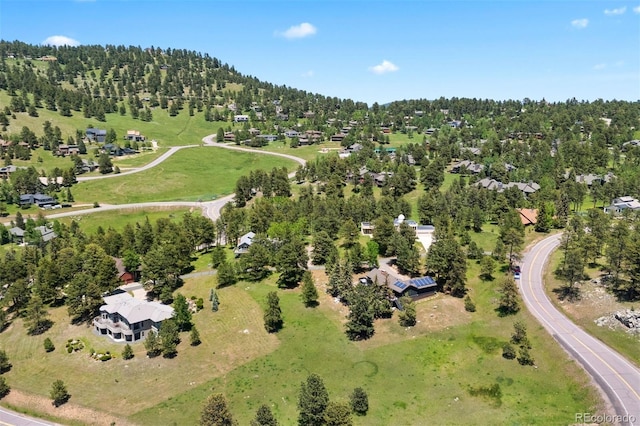 1555 Genesee Ridge Rd, Golden, CO 80401 - aerial view of property and surrounding area