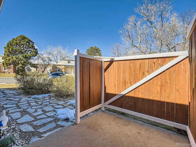 view of gate