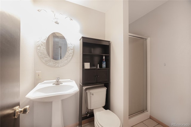 4362 Nepal St, Denver, CO 80249 - bathroom with a stall shower and tile patterned floors