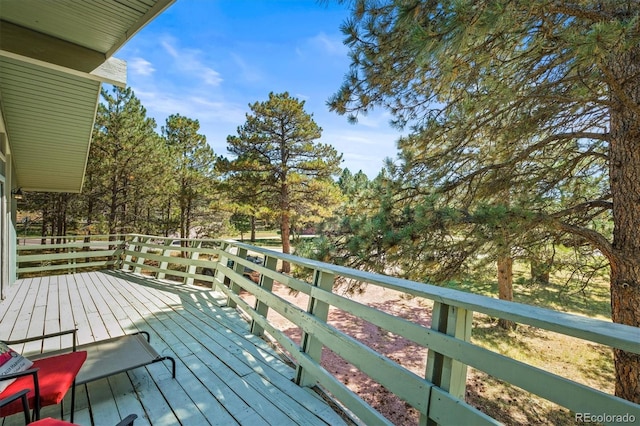 view of deck