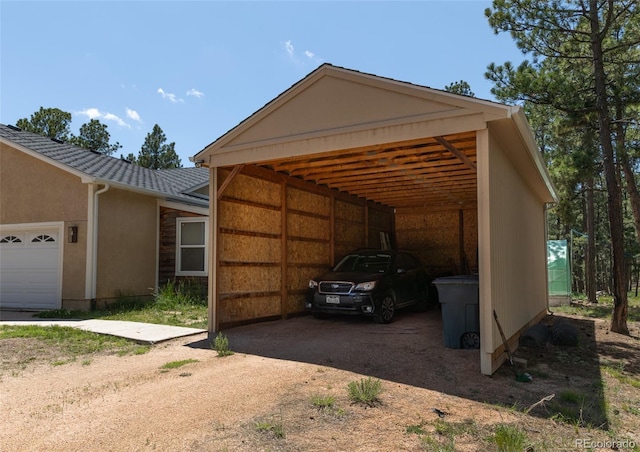 11030 Pine Meadows Rd, Colorado Springs, CO 80908 - view of parking / parking lot featuring driveway and a carport