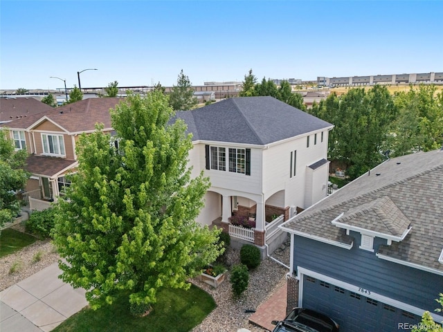 7853 S Jasper Way, Englewood, CO 80112 - aerial view of property and surrounding area