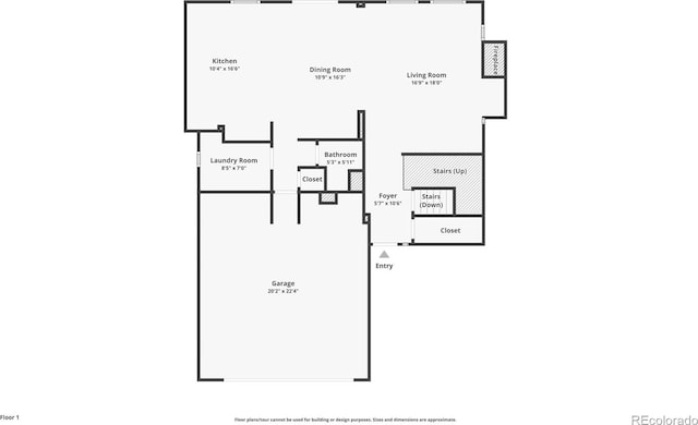 7853 S Jasper Way, Englewood, CO 80112 - view of home floor plan
