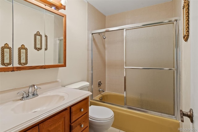 7260 Otis Ct, Arvada, CO 80003 - full bathroom with vanity and enclosed tub / shower combo