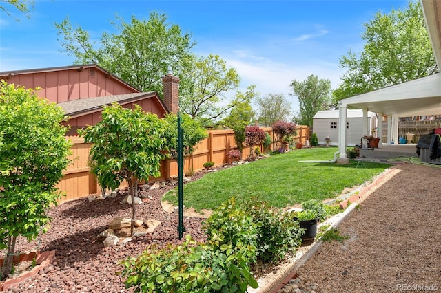 7260 Otis Ct, Arvada, CO 80003 - fenced backyard with an outbuilding
