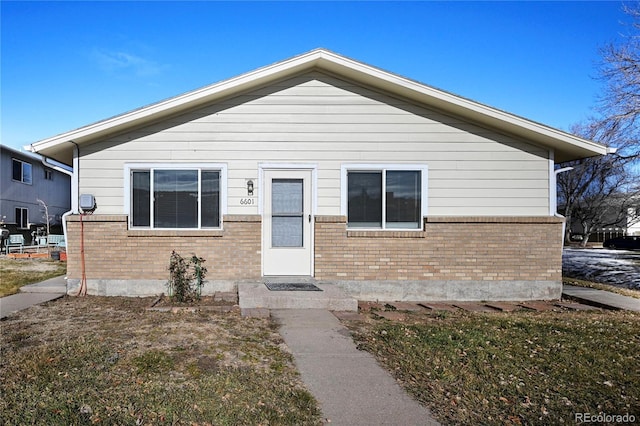 view of bungalow-style house