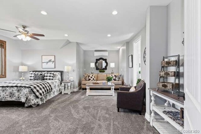 15295 E Cherry Creek S Road, Larkspur, CO 80118 - carpeted bedroom with recessed lighting and baseboards
