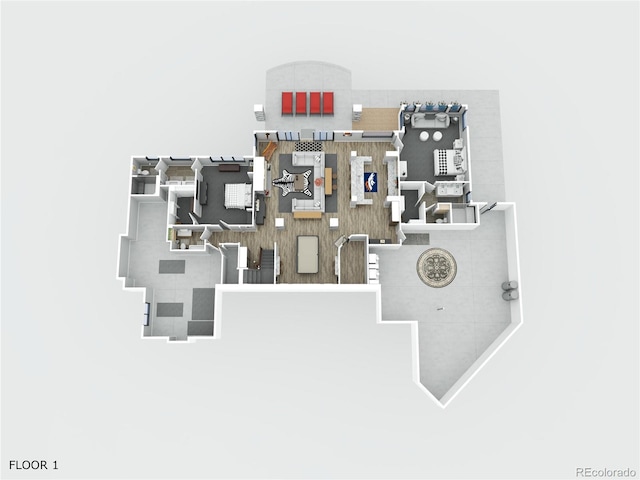 15295 E Cherry Creek S Road, Larkspur, CO 80118 - floor plan / room layout