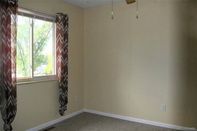 1008 Park View Ct, Castle Rock, CO 80104 - carpeted spare room with baseboards and a ceiling fan