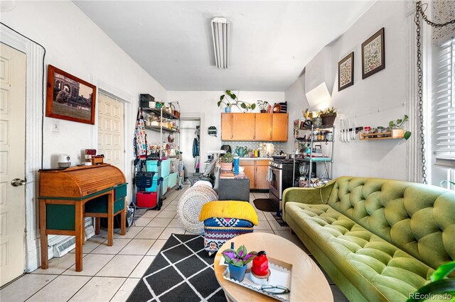 741 Mariposa St, Denver, CO 80204 - living room featuring light tile patterned flooring