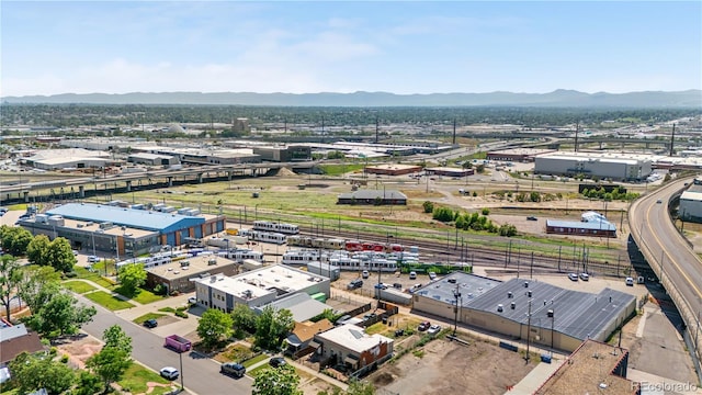 741 Mariposa St, Denver, CO 80204 - drone / aerial view of an industrial area and mountains
