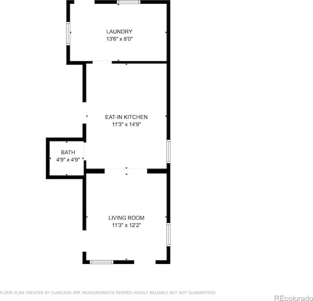 741 Mariposa St, Denver, CO 80204 - home floor plan
