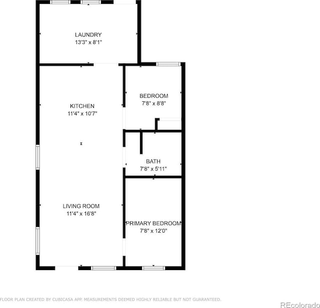 741 Mariposa St, Denver, CO 80204 - floor plan / room layout