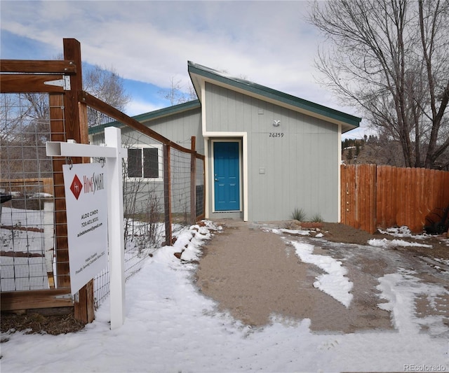 26259 Kingsbury Rd, Kittredge, CO 80457 - view of snow covered structure