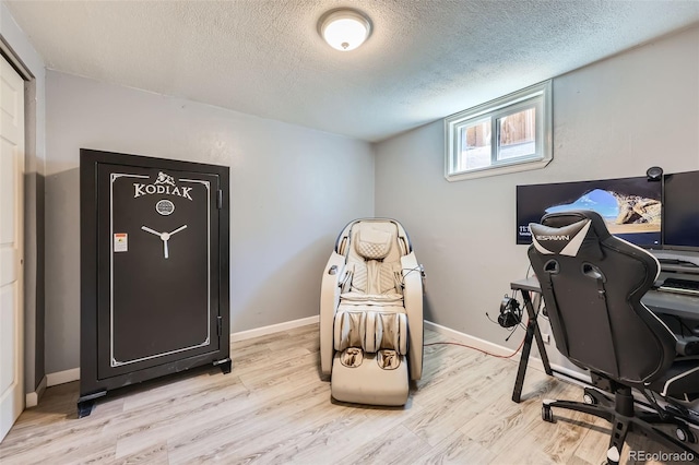 1166 W 98th Ave, Northglenn, CO 80260 - office space with a textured ceiling and light wood-type flooring