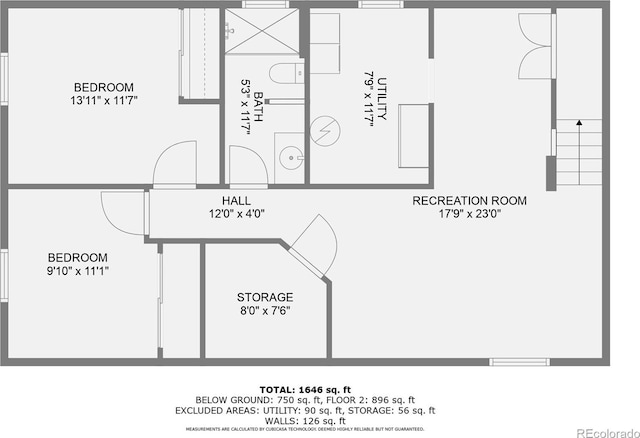 1166 W 98th Ave, Northglenn, CO 80260 - view of room layout