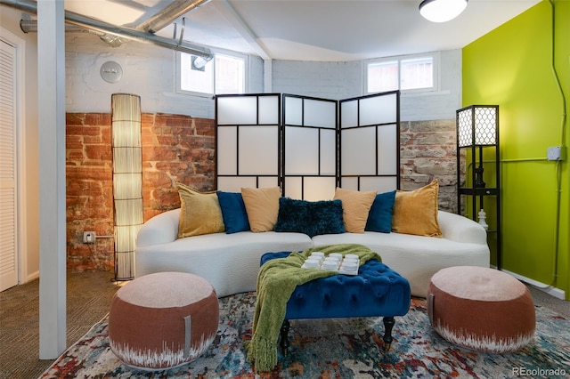 view of living area