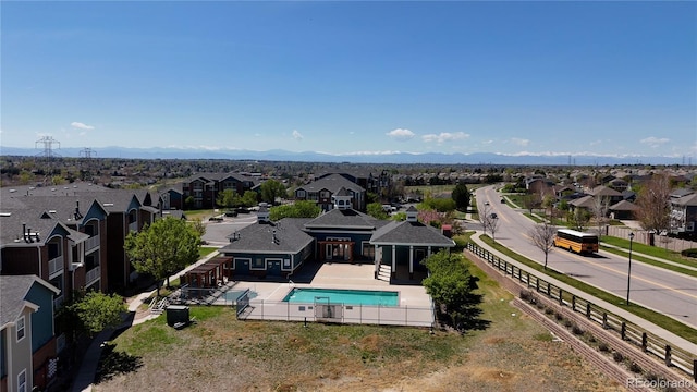2682 S Cathay Way Unit 307, Aurora, CO 80013 - aerial view of residential area featuring a pool