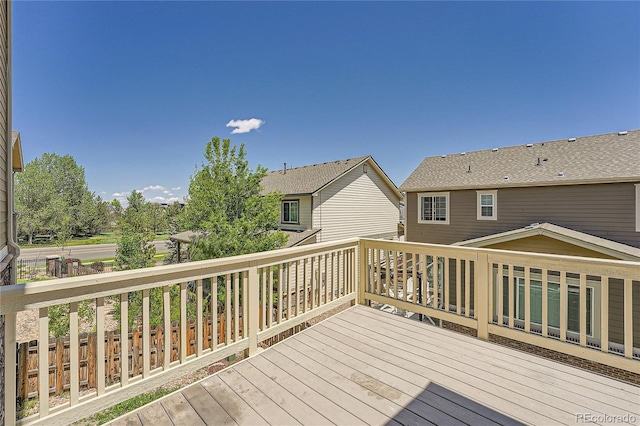 6612 S Muscadine Ct, Aurora, CO 80016 - view of wooden deck