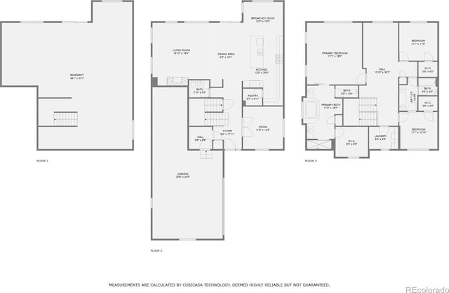 6612 S Muscadine Ct, Aurora, CO 80016 - home floor plan