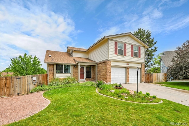 11149 Seton Pl, Westminster, CO 80031 - traditional home featuring brick siding, an attached garage, and concrete driveway