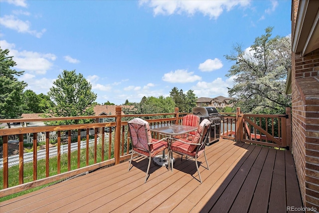 11149 Seton Pl, Westminster, CO 80031 - deck with outdoor dining area and grilling area