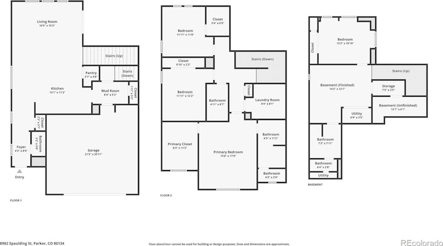8982 Spaulding St, Parker, CO 80134 - property floor plan