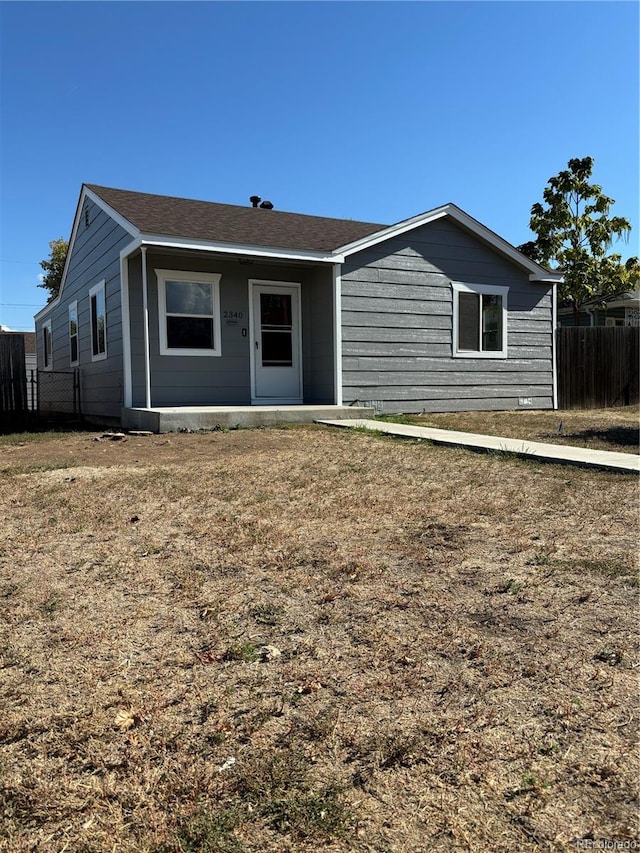 view of ranch-style home