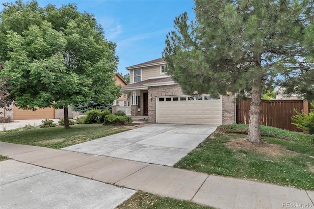 2430 S Jebel Way, Aurora, CO 80013 - view of front of home with brick siding and driveway