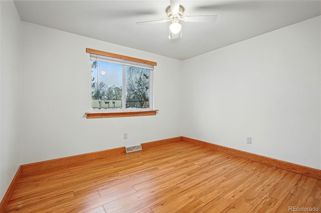 3053 Mcintosh Dr, Longmont, CO 80503 - empty room featuring light wood-type flooring and a ceiling fan