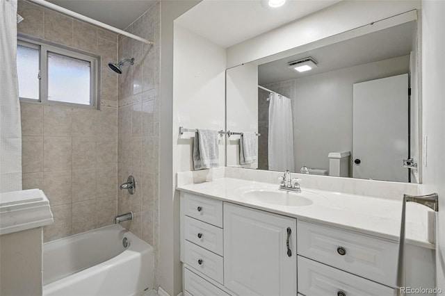 3053 Mcintosh Dr, Longmont, CO 80503 - full bath with shower / bathtub combination with curtain and vanity