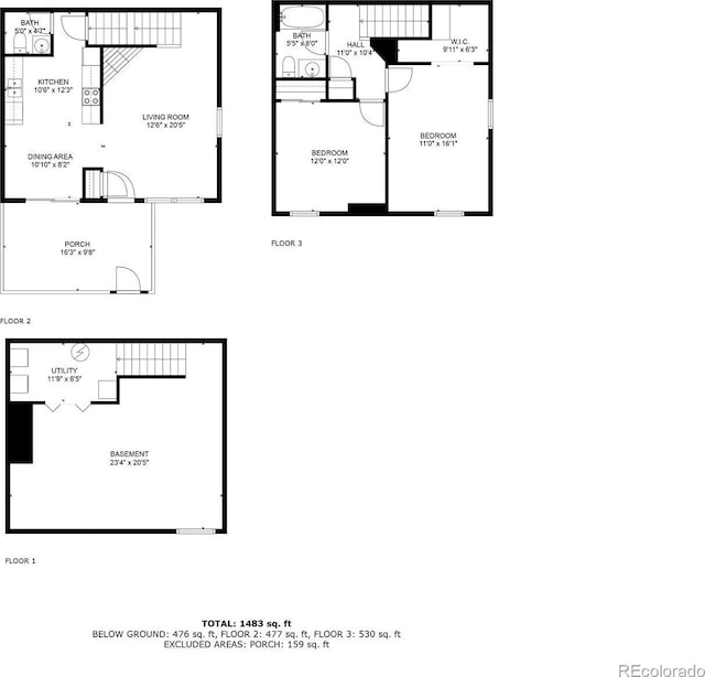 1366 Firefly Cir, Colorado Springs, CO 80916 - property floor plan