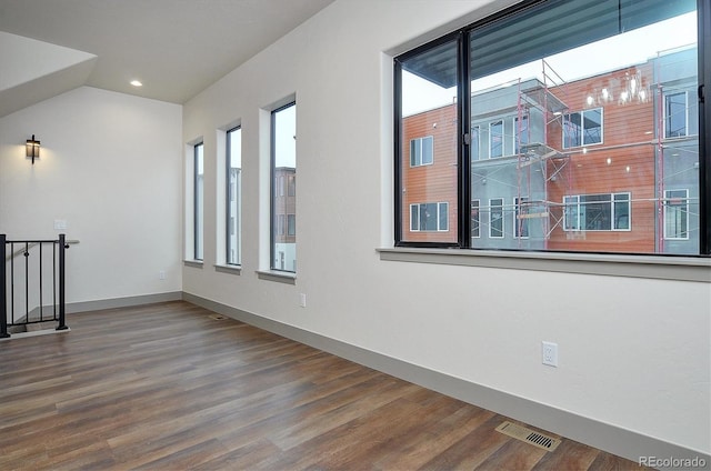6450 Cleora Rd Unit C, Salida, CO 81201 - unfurnished room featuring wood finished floors, recessed lighting, and baseboards