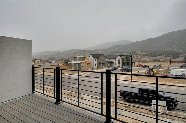 6450 Cleora Rd Unit C, Salida, CO 81201 - balcony with a mountain view and a residential view