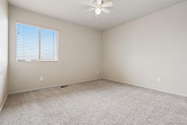 9579 Bighorn Way, Littleton, CO 80125 - carpeted empty room with a ceiling fan and baseboards