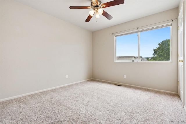 9579 Bighorn Way, Littleton, CO 80125 - carpeted empty room featuring baseboards and a ceiling fan