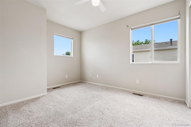 9579 Bighorn Way, Littleton, CO 80125 - carpeted empty room with ceiling fan and baseboards