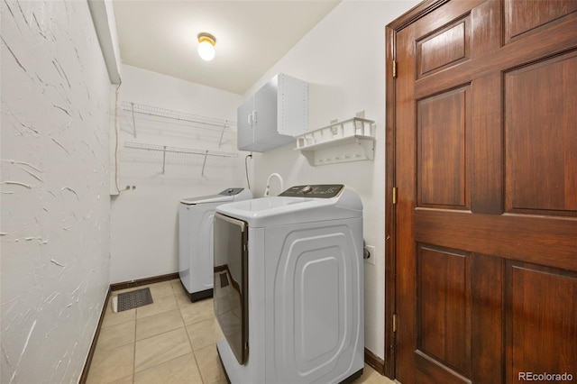 6207 Elbert Pl, Parker, CO 80134 - laundry room featuring independent washer and dryer and light tile patterned flooring