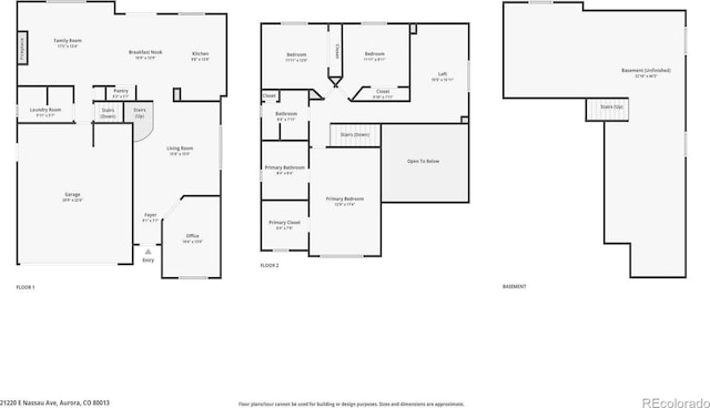 21220 E Nassau Ave, Aurora, CO 80013 - view of home floor plan