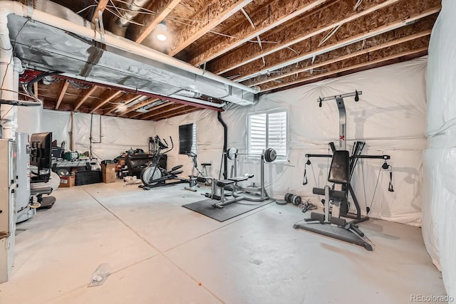 view of exercise room