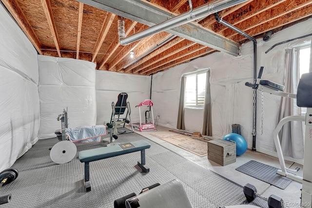 view of exercise room