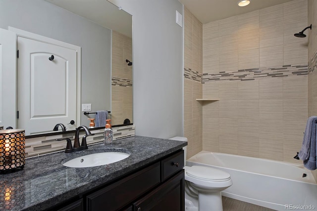 1315 W 141st Cir, Westminster, CO 80023 - bathroom with vanity and bathtub / shower combination