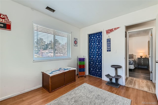 interior space featuring hardwood / wood-style flooring