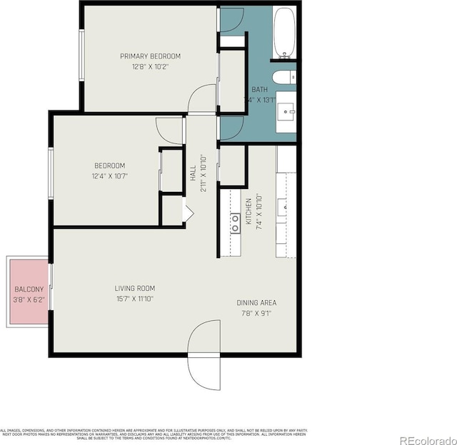 16259 W 10th Ave Unit K-3, Golden, CO 80401 - view of room layout