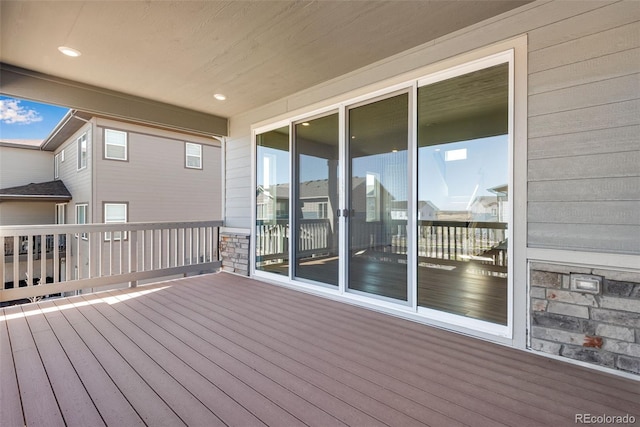 view of deck