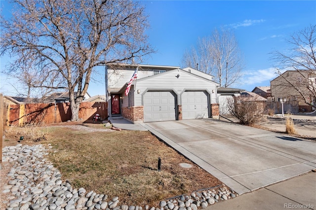 view of property exterior featuring a garage